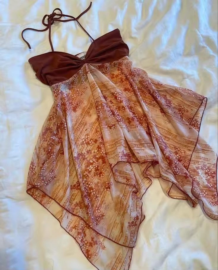 Retro Style Trendy Grace Elegant Slip Dress