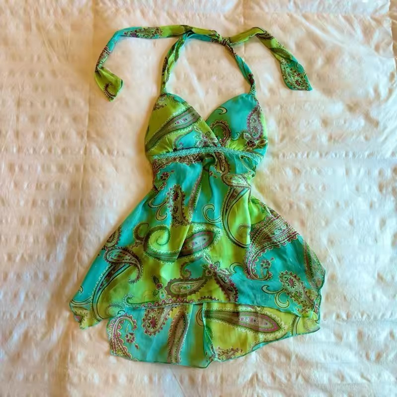 Retro Style Trendy Grace Elegant Slip Dress