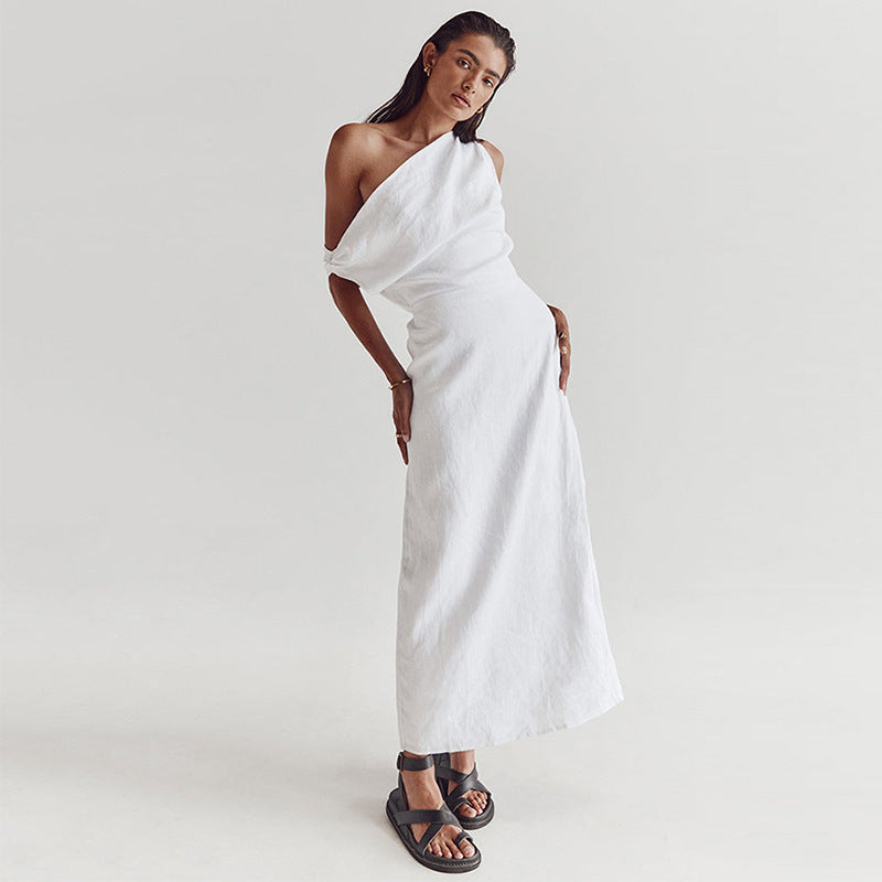 Women's Fashion Personality Linen Dress